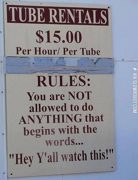 Tube+Rules