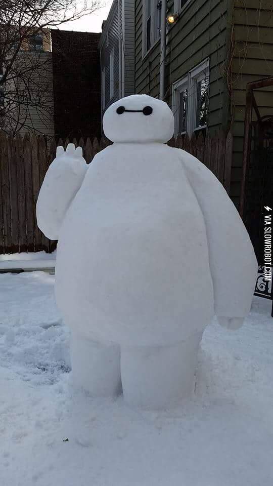 Snow+Baymax