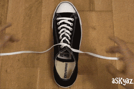 The+fastest+way+to+tie+your+shoes.