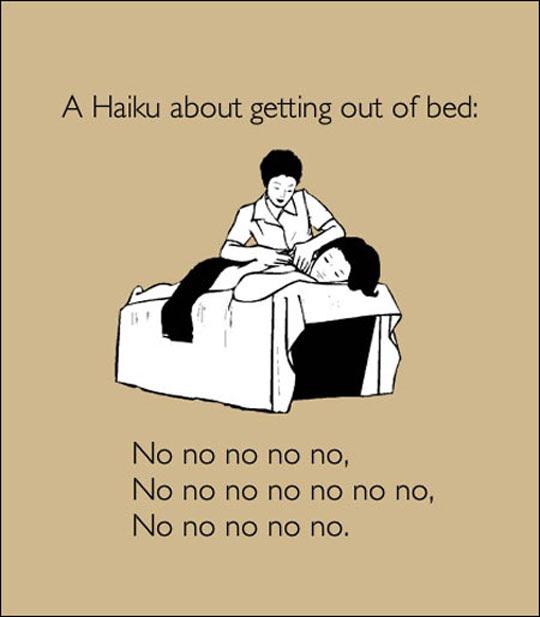 A+Haiku+about+getting+out+of+bed