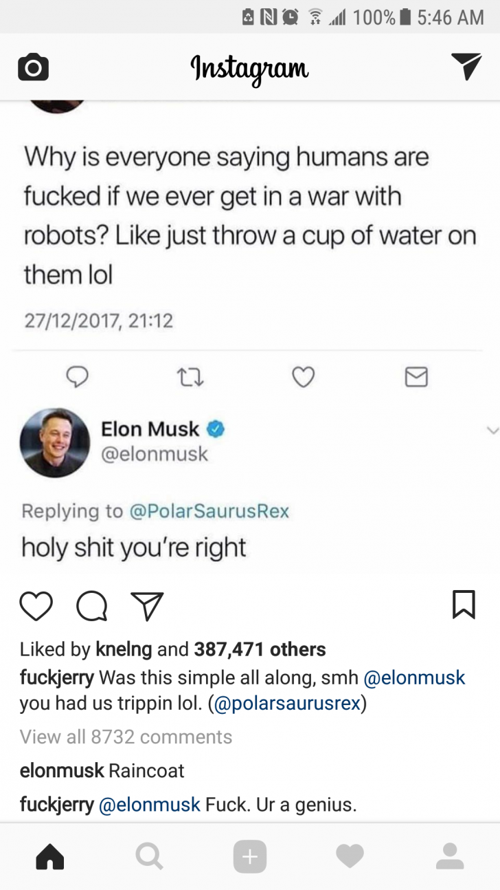 Elon+Musk+trolling+his+way+through+insta.