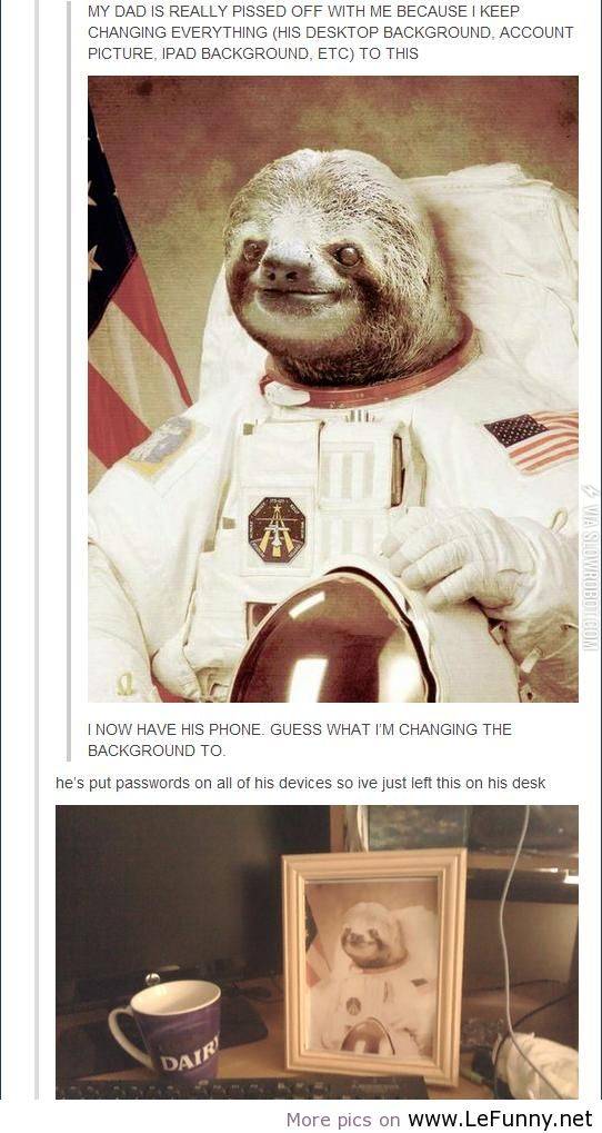 Astronaut+Sloth