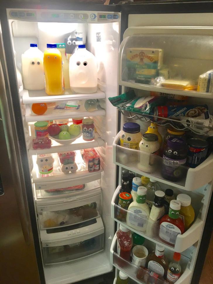 My+dad+put+googly+eyes+on+everything+in+our+refrigerator