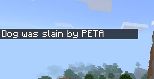 PETA+bad+MINECRAFT+GOOD