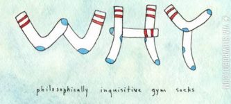 Philosophically+inquisitive+gym+socks.
