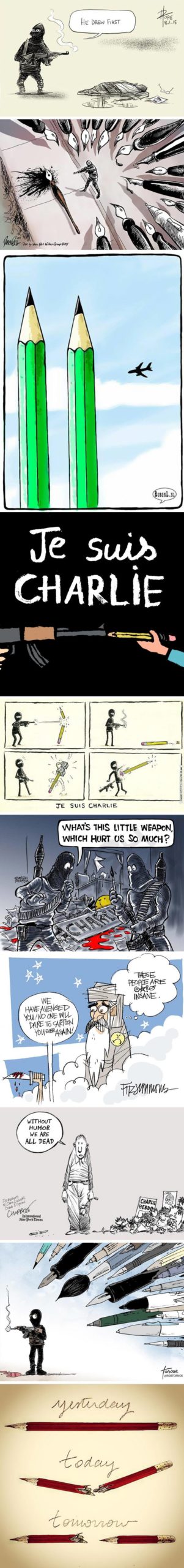 Cartoonists+fighting+back+for+Paris.