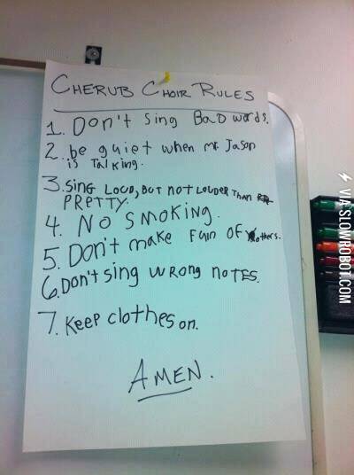 Choir+Rules
