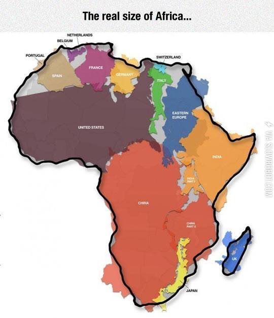 Turns+out+Africa+is+huge