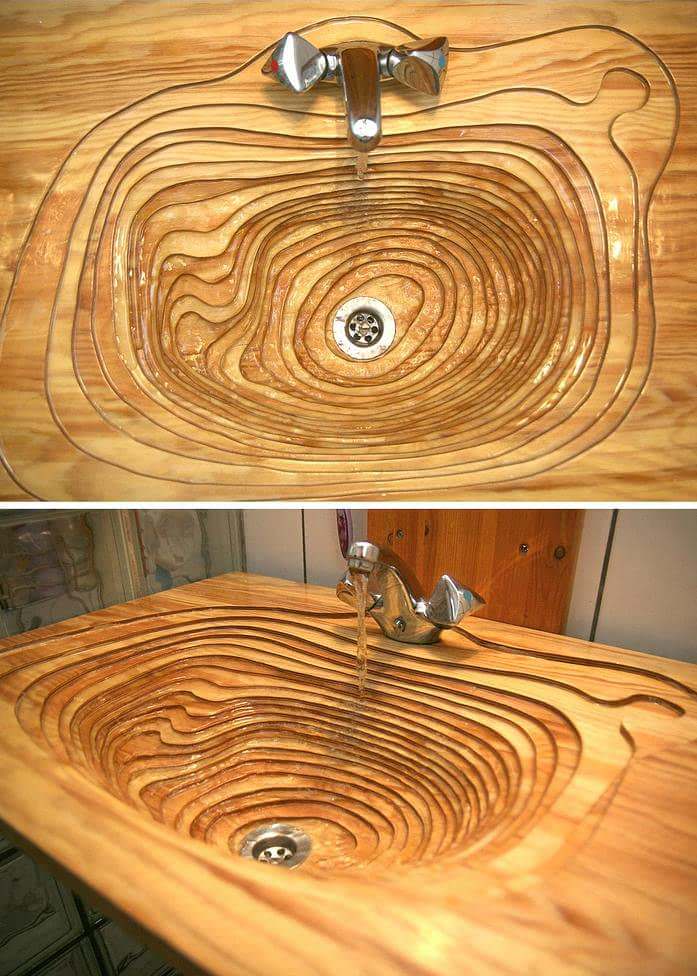 Topographical+inspired+wooden+sink