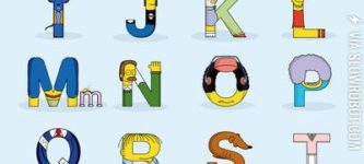 Simpsons+alphabet.