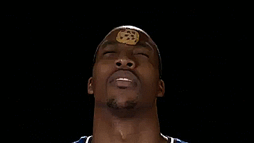 Dwight+Howard+eating+a+cookie+placed+on+his+forehead
