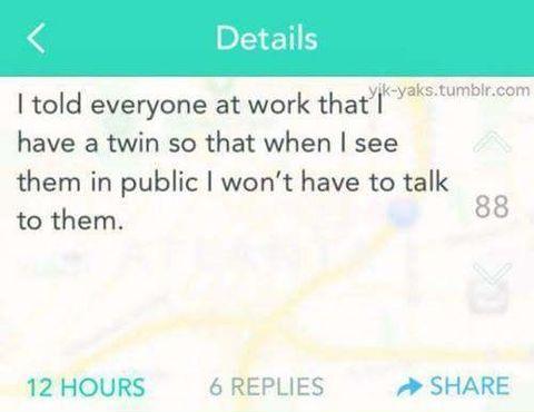 How+to+avoid+talking+too+people+from+work