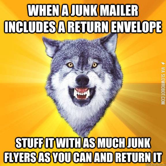 How+to+deal+with+junk+mail.