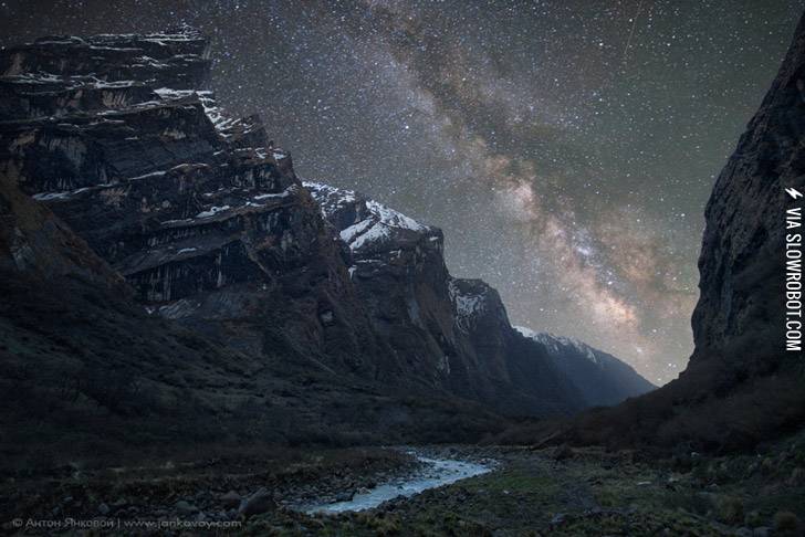 The+Milky+Way+over+the+Himalayas.
