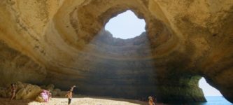 A+beach+inside+a+cave