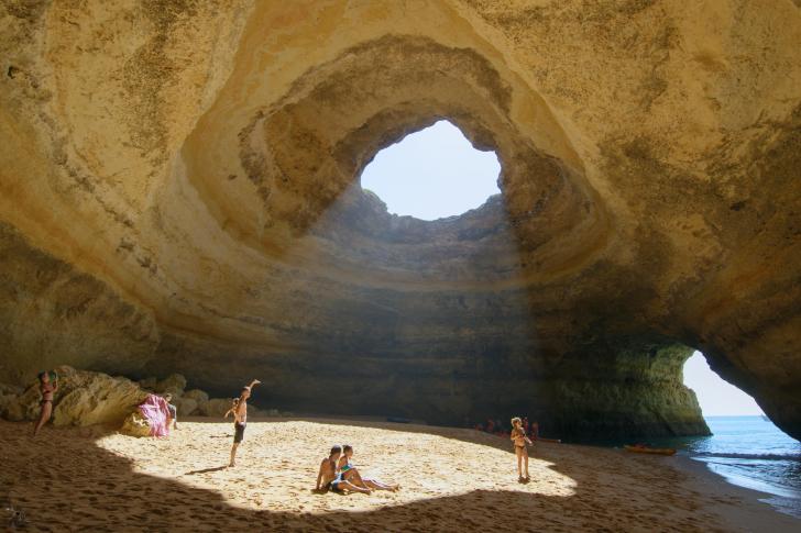 A+beach+inside+a+cave