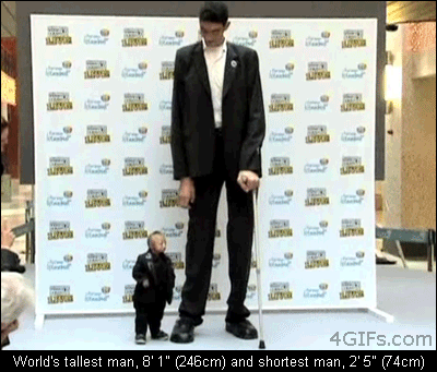 World%26%238217%3Bs+tallest+and+shortest+man.