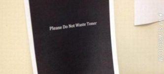 Please+do+not+waste+toner