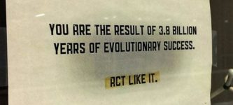 You+are+the+result+of+3.8+billion+years+of+evolutionary+success.