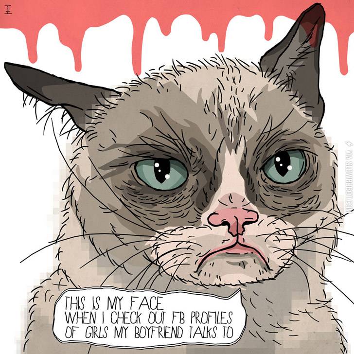 My+face+when+I+check+out+FB+profiles+of+girls+my+boyfriend+talks+to.