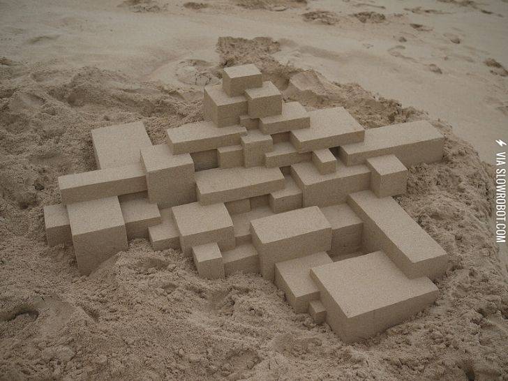 Geometric+sandcastle