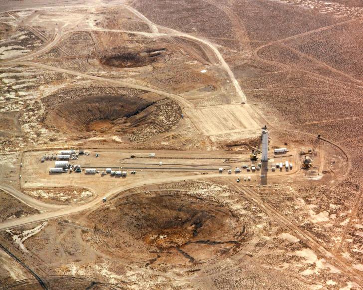 Nuclear+craters+in+Nevada