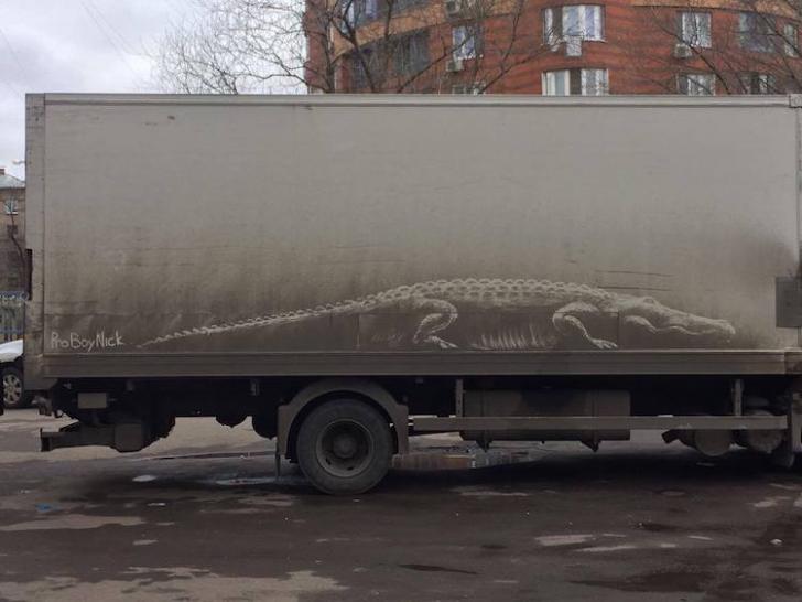 dirty+truck+art