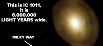 The+largest+galaxy+ever+found+compared+to+our+galaxy