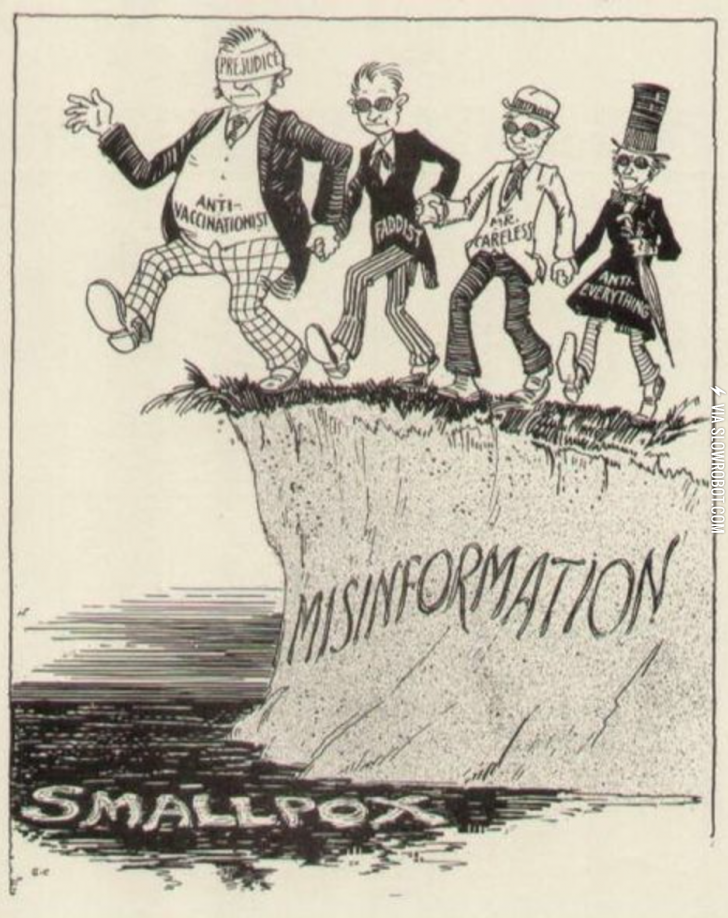 An+anti-vaccination+comic+in+the+1940s.