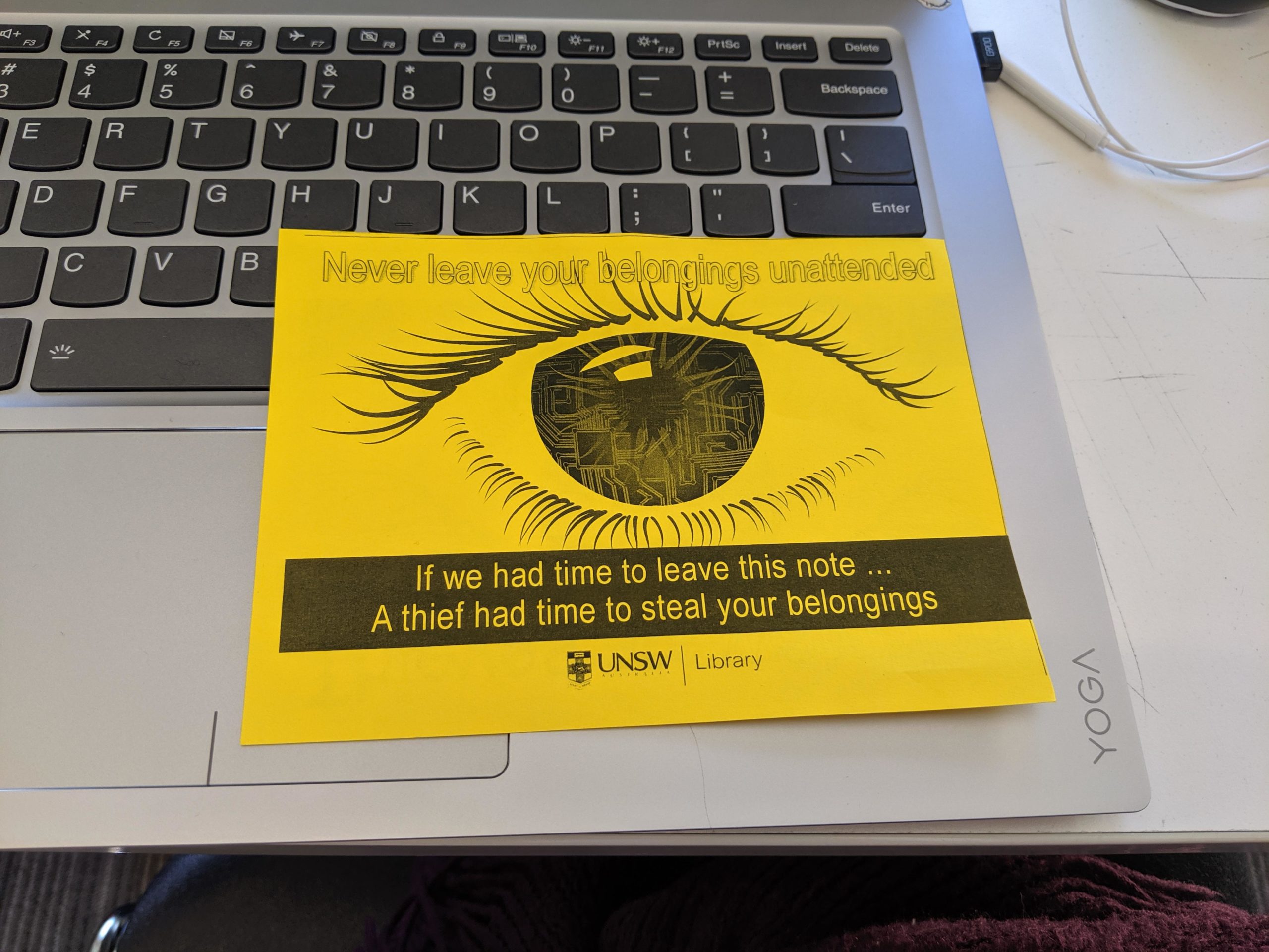 Somebody+left+this+note+on+my+unattended+things