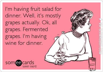 Fruit+salad+for+dinner.