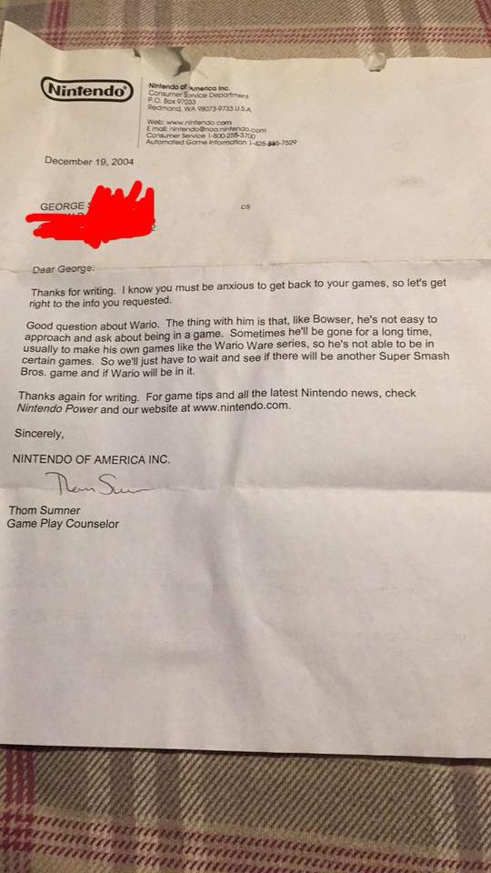 In+2004%2C+my+brother+asked+Nintendo+why+Wario+wasn%26%238217%3Bt+in+Smash+Bros%3B+they+responsed