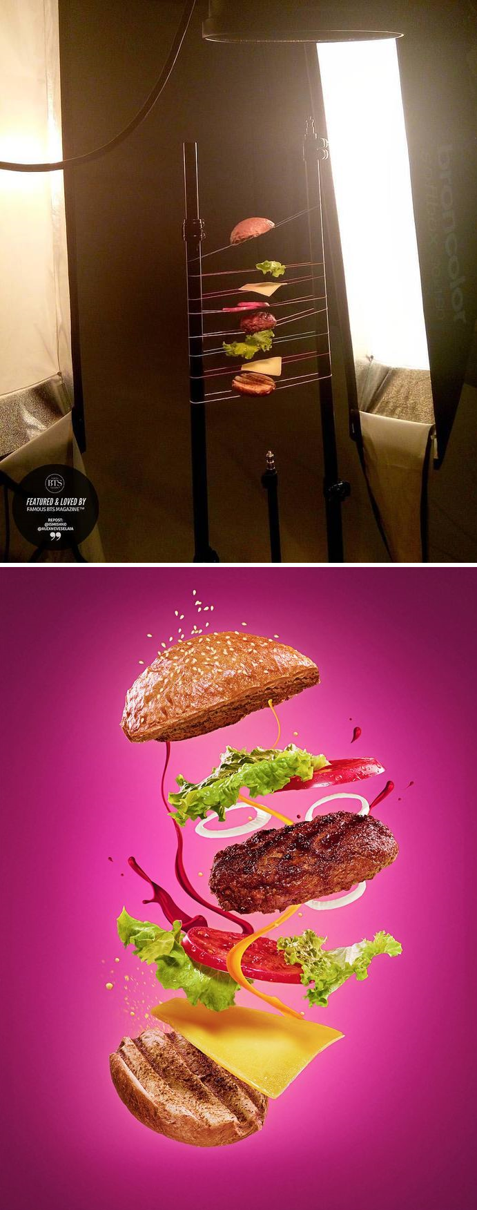 Creating+a+burger+ad+shot
