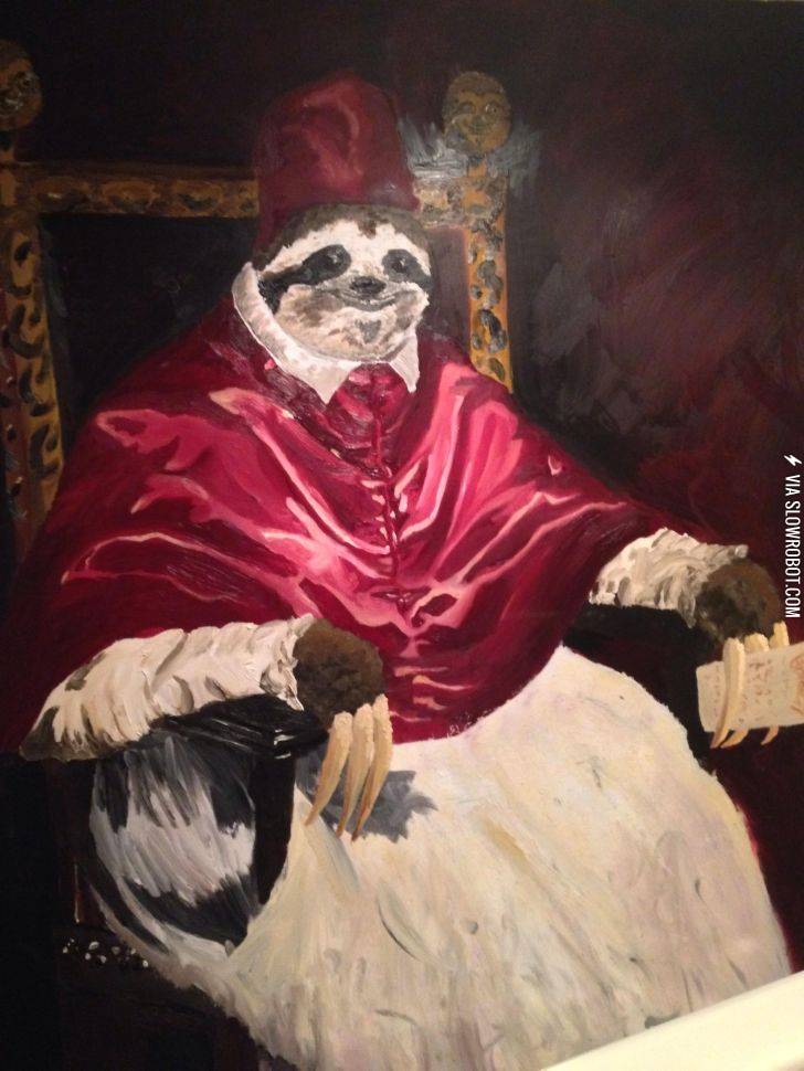 Pope+Sloth