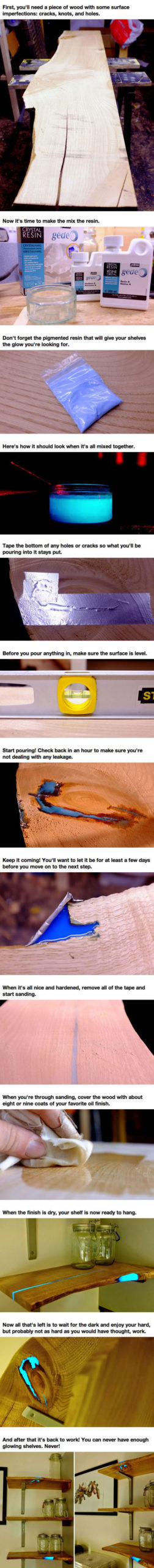 DIY+Magnificent+Glowing+Shelves