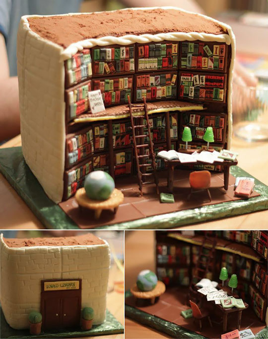 Awesome+Library+Cake