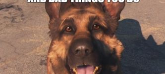 Dogmeat+is+a+good+boy.