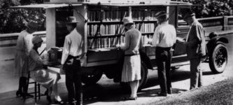 The+First+Bookmobile+Of+The+Public+Library+Of+Cincinnati%2C+1927