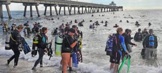 Over+600+local+divers+set+a+world+record+for+largest+ocean+floor+clean+up+at+Deerfield+Beach+FL