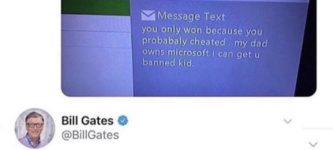 My+dad+is+Bill+Gates