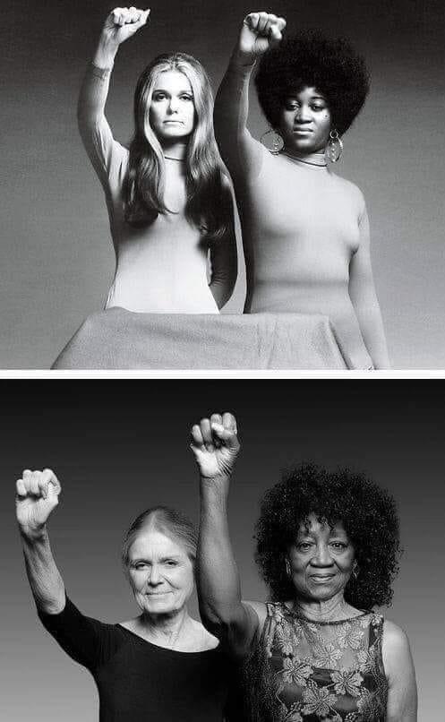 Gloria+Steinem+and+Dorothy+Pitman+Hughes+through+the+ages.
