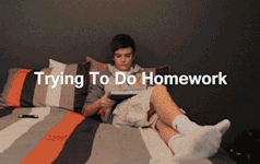 Trying+to+do+homework.