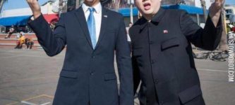 Obama+and+Kim+Jong+Un+impersonators+nail+it.