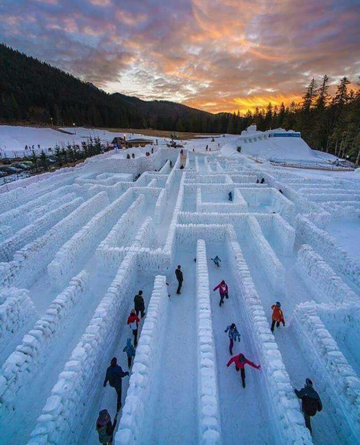 Snow+maze