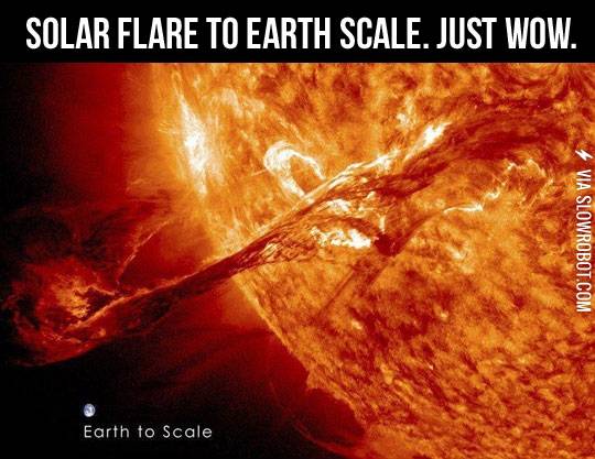 Solar+flare+vs.+earth.