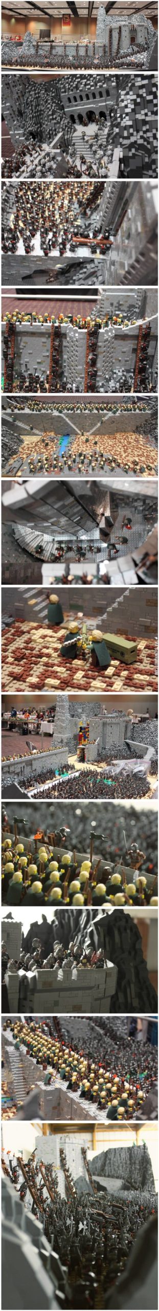 Helms+Deep+recreated+in+lego.+150%2C000+bricks%2C+1%2C700+figures+and+four+months