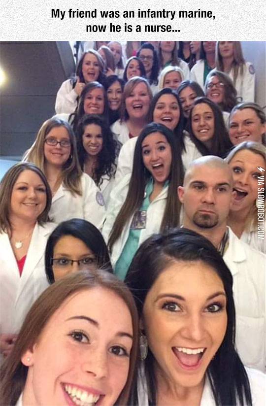 Once+a+marine+now+a+nurse