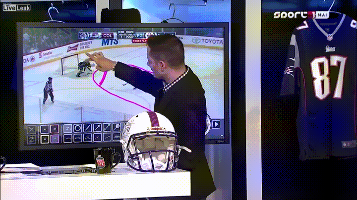 Hockey+presenter+draws+penis+live+on+TV