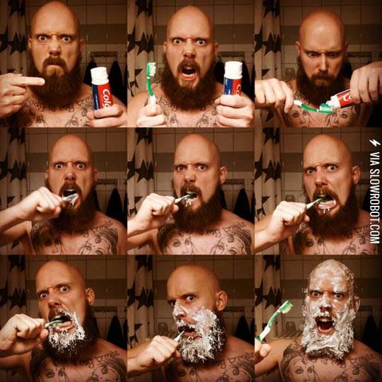 How+to+brush+your+teeth+like+a+real+man.