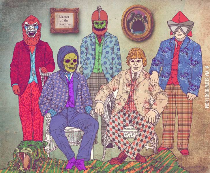 Hipster+He-Man+family+portrait.